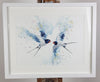 Swallows Watercolour Painting - 'Spring is in the air' 17" x 12"