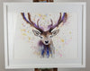Stag Watercolour Painting - 'Stately' 17" x 12"