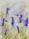 Original Watercolour - 'Lavender Breeze' 16.5" x 12" #2977 - SkinnyDaz Art, Design & Illustration