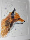 Fox Watercolour 'Stanley - 16.5" x 12" #3044 - SkinnyDaz Art, Design & Illustration