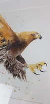 Golden Eagle Watercolour 'Rocky' - 16.5" x 12" #3080