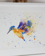 Kingfisher Watercolour - 'Kenny' 16.5" x 12" #3118