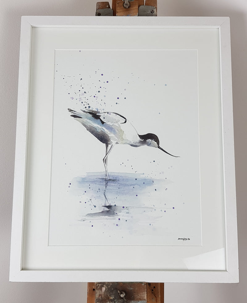 Avocet Watercolour - 'Tranquility' 16.5" x 12" #3138