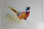 Pheasant Watercolour - 'Speedy' 17" x 12" #3221
