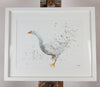 Goose Watercolour - 'Snowy' 17" x 12" #3268