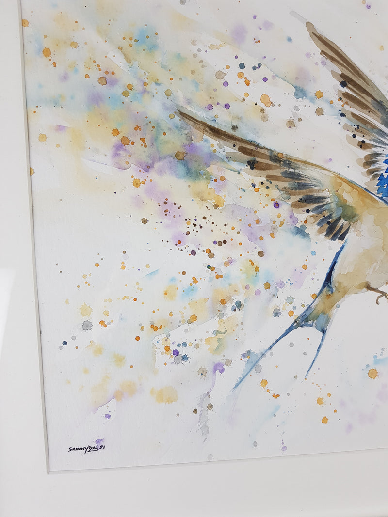 Swallow Watercolour - 'The joy of Spring' 17" x 12" #3269