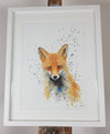 Fox Watercolour - 'Little Kit' 17" x 12" #3274