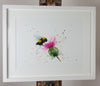 Bee & Thistle Watercolour - 'Benny Bee' 17" x 12" #3368