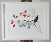 Swallows Watercolour - 'Hungry Horde 17" x 12" #3379