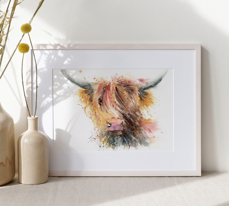 Highland Cow | Framed Fine Art Print